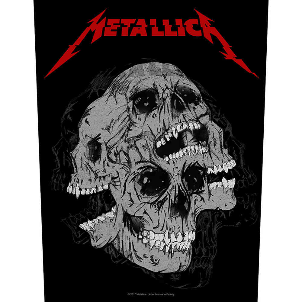 Metallica - Skulls Back patch - Multicolours